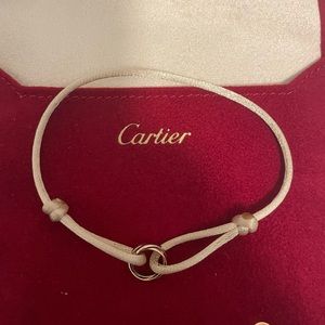 Cartier Trinity Cord Bracelet Champagne 18K